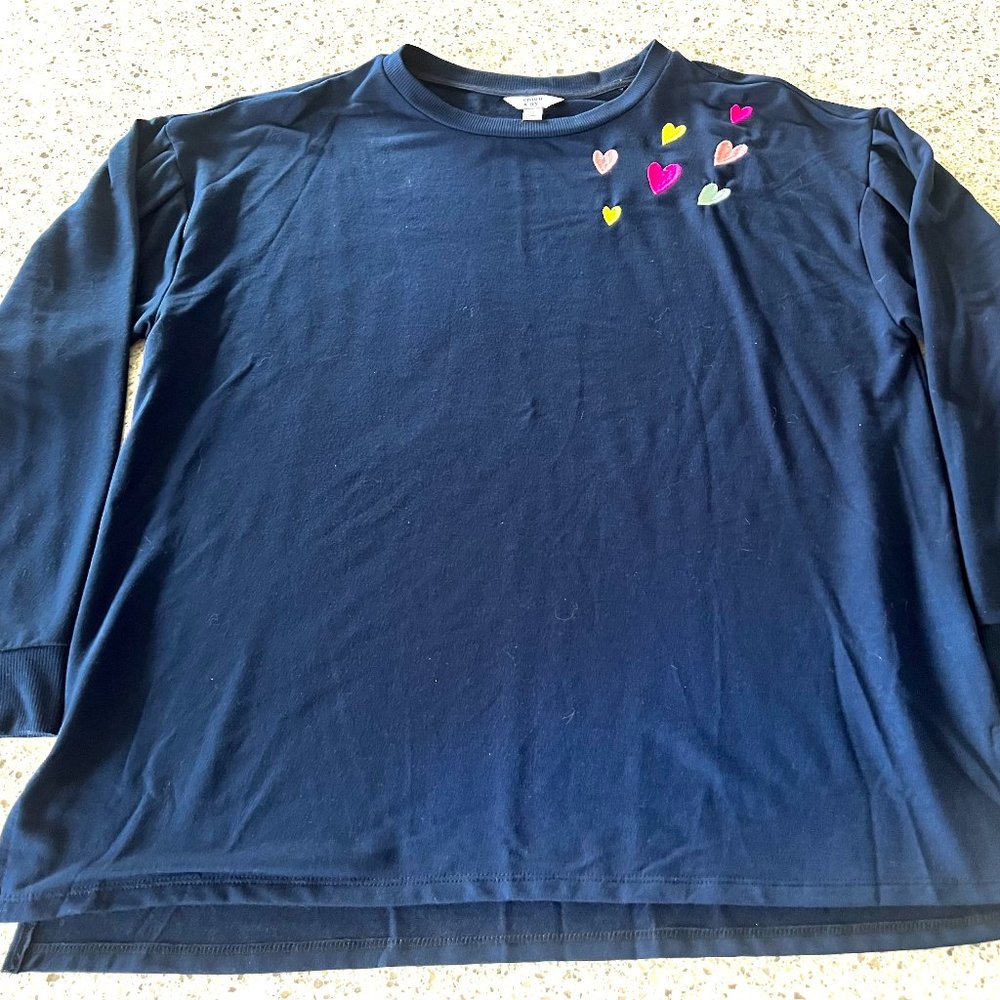 Embroidered Heart women's shirt